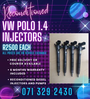 Vw Polo 1.4 Injectors For Sale With Warranty Included