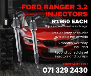 Ford Ranger 3.2 Injectors For Sale With Warranty Included
