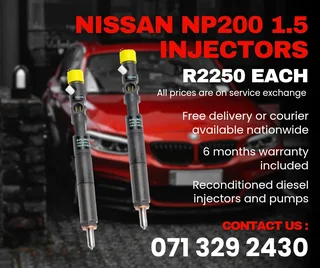 Nissan Np200 1.5 Injectors For Sale With Warranty Included