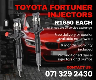 Toyota Fortuner 2.5 Injectors For Sale With Warranty