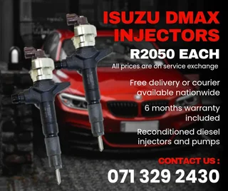 Isuzu Dmax Injectors For Sale With Warranty
