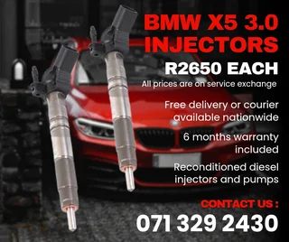 Bmw X5 3.0 Injectors For Sale With Warranty