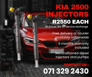 Kia 2500 Injectors For Sale With Warranty