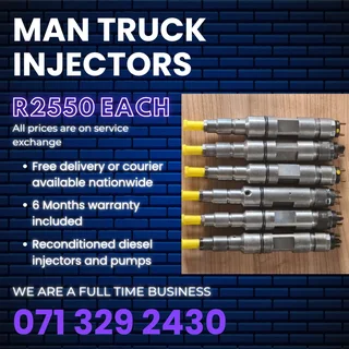 Man Truck Injectors For Sale With Warranty