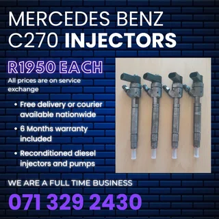 Mercedes Benz C270 Injectors For Sale With Warranty Included