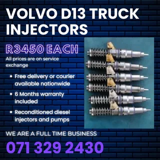Volvo D13 Injectors For Sale With Warranty