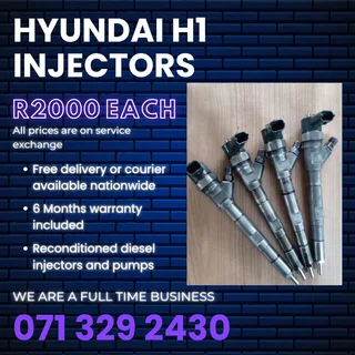 Hyundai H1 Injectors For Sale With Warranty Included
