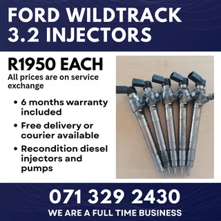 Ford Wildtrack 3.2 Injectors For Sale With Warranty Included