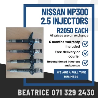 Nissan Np300 Yd25 Injectors For Sale With Warranty