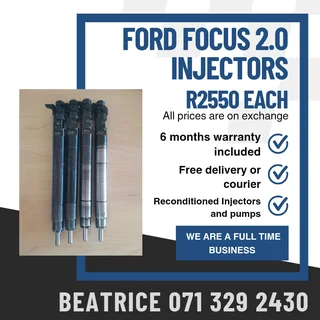 Ford Focus 2.0 Injectors For Sale With Warranty