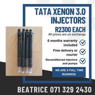 Tata Xenon 3.0 Injectors For Sale With Warranty Included