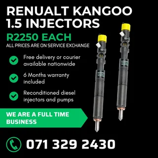 Renualt Kangoo 1.5 Injectors For Sale With Warranty