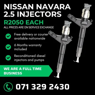 Nissan Navara 2.5 Injectors For Sale With Warranty