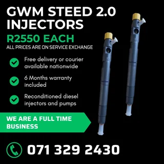 Gwm Steed 2.0 Injectors For Sale With Warranty
