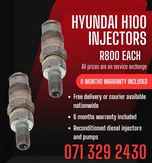 Hyundai H100 Injectors For Sale With Warranty