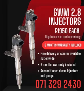 Gwm 2.8 Injectors For Sale With Warranty