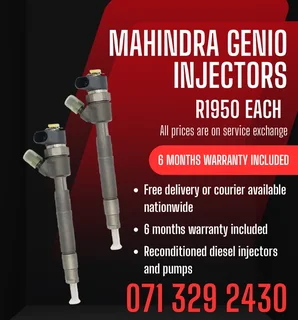 Mahindra Genio Injectors For Sale With Warranty