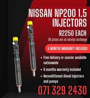 Nissan Np200 1.5 Injectors For Sale With Warranty Included