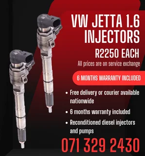 Vw Jetta 1.6 Injectors For Sale With Warranty Included