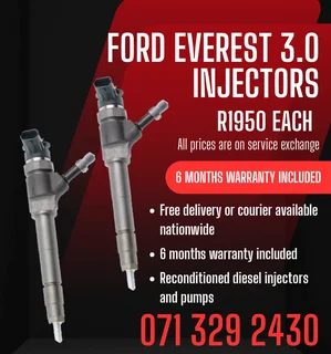 Ford Everest 3.0 Injectors For Sale With Warranty