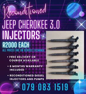 Jeep Cherokee 3.0 Injectors For Sale With Warranty