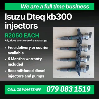 Isuzu Dteq Kb300 Injectors For Sale With Warranty