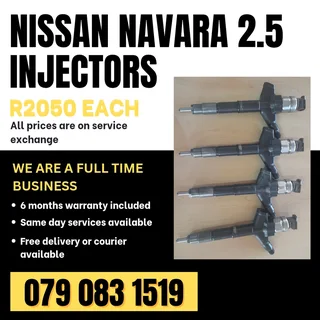 Nissan Navara 2.5 Injectors For Sale With Warranty