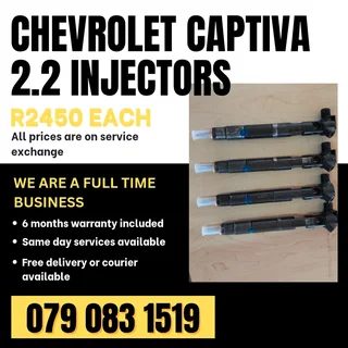 Chevrolet Captiva 2.2 Injectors For Sale With Warranty