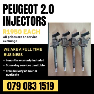 Peugeot 2.0 Injectors For Sale With Warranty