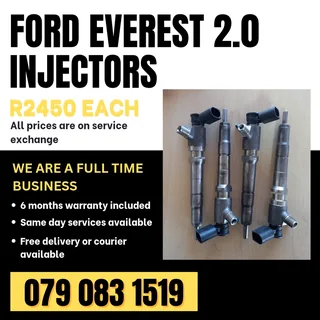 Ford Everest 2.0 Injectors For Sale With Warranty Included