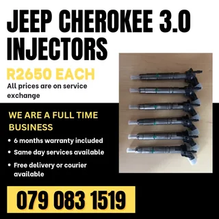 Jeep Grand Cherokee 3.0 Injectors For Sale With Warranty Included