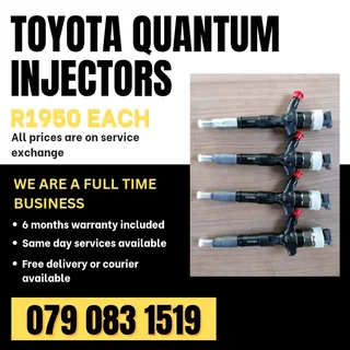 Toyota Quantum 2.5 Injectors For Sale With Warranty Included