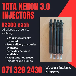 Tata Xenon 3.0 Injectors For Sale With Warranty Included