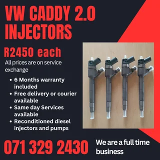 Vw Caddy 2.0 Injectors For Sale With Warranty Included