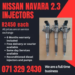 Nissan Navara 2.3 Injectors For Sale With Warranty Included