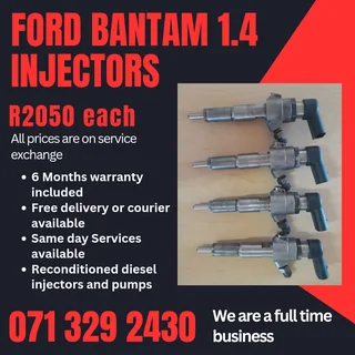 Ford Bantam 1.4 Injectors For Sale With Warranty