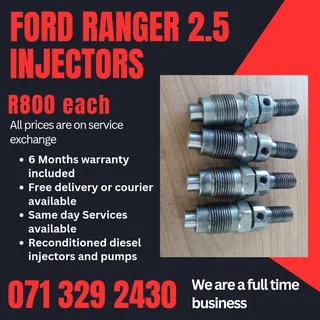 Ford Ranger 2.5 Injectors For Sale With Warranty Included