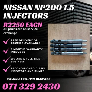 Nissan Np200 1.5 Injectors For Sale With Warranty Included