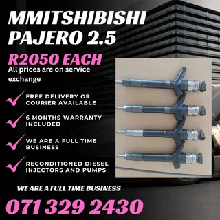Mitshubishi Pajero 2.5 Injectors For Sale With Warranty Included