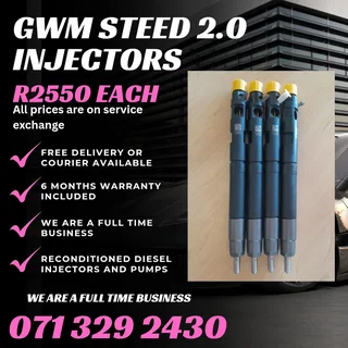 Gwm Steed 2.0 Injectors For Sale With Warranty