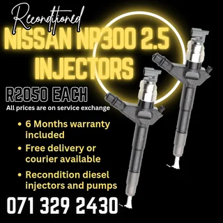 Nissan Np300 2.5 Injectors For Sale With Warranty