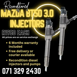 Mazda Bt50 3.0 Injectors For Sale With Warranty Included