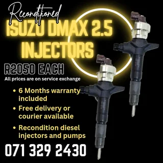Isuzu Dmax 2.5 Injectors