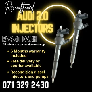 Audi 2.0 Injectors For Sale With Warranty