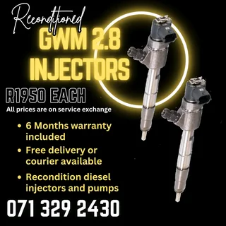 Gwm 2.8 Injectors For Sale With Warranty Included