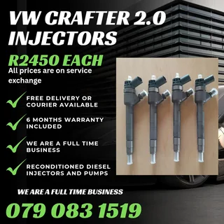 Vw Crafter 2.0 Injectors For Sale With Warranty