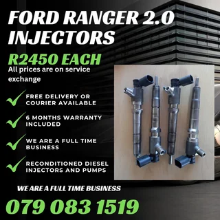 Ford Ranger 2.0 Injectors For Sale With Warranty