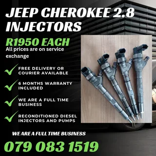 Jeep Cherokee 2.8 Injectors For Sale With Warranty