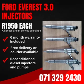 Ford Everest 3.0 Injectors For Sale With Warranty Included