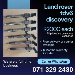 Land Rover Discovery Tdv6 Injectors For Sale With Warranty